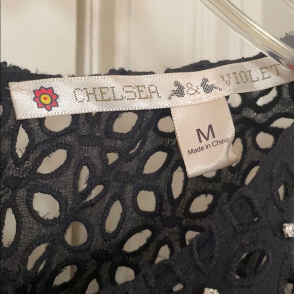 NWOT Rhinestone Top - Picture 2 of 3